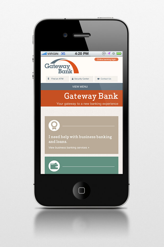 Gateway Bank iPhone