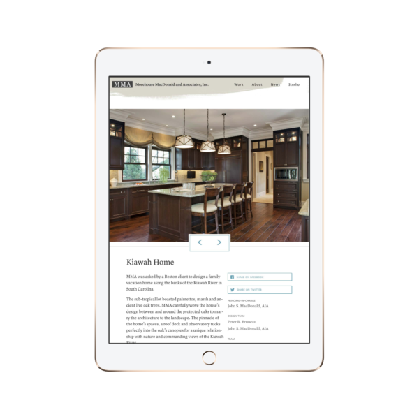 Morehouse MacDonald & Associates mobile-friendly redesign