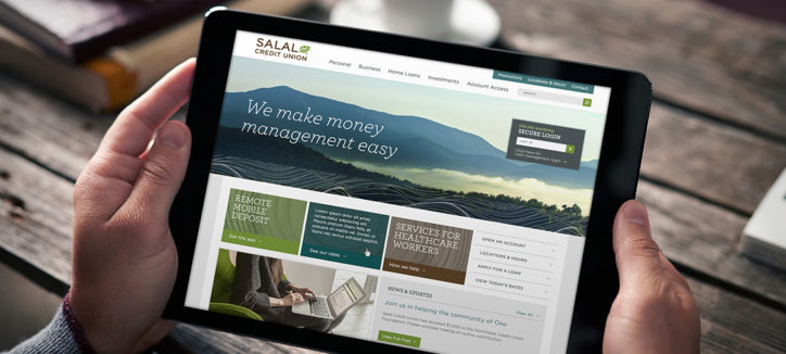 Salal Credit Union mobile friendly website