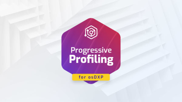 Progressive Profiling for osDXP