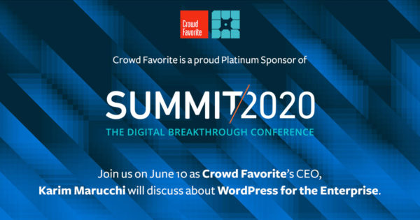 Join Crowd Favorite for WP Engine Summit/2020