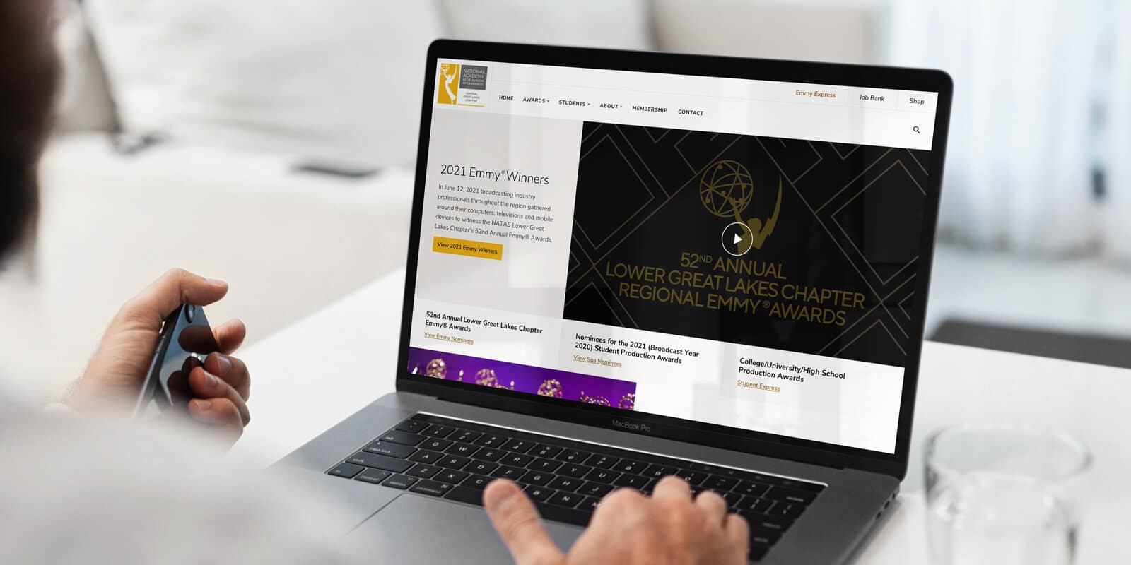 Emmy Website Redesign