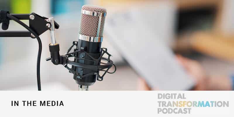 Microphone recording someone speaking: Open Source Software and Digital Transformation