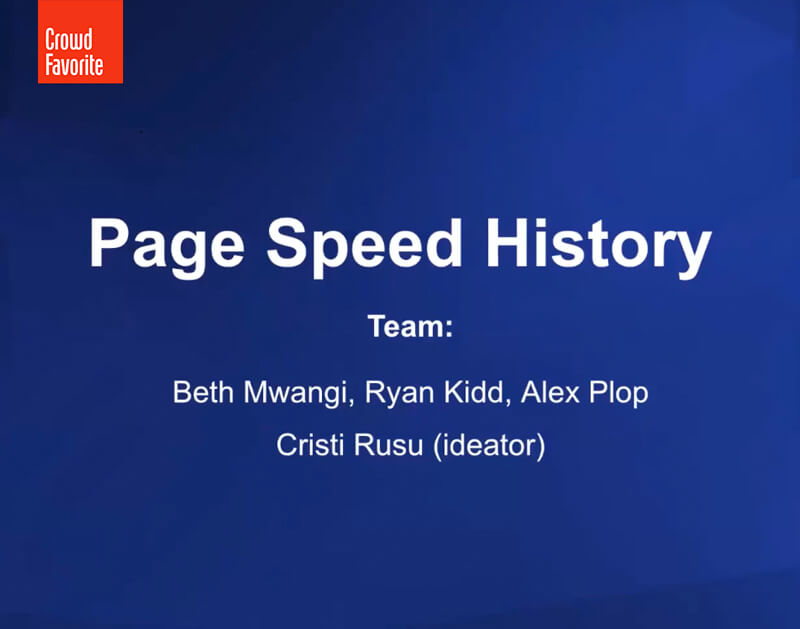 Page Speed History