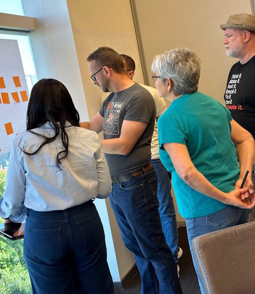 Group working session during the 2023 Company Retreat in Atlanta, GA