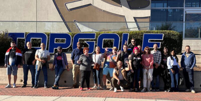 The Crowd Favorite team at Top Golf during the company retreat in Atlanta, GA