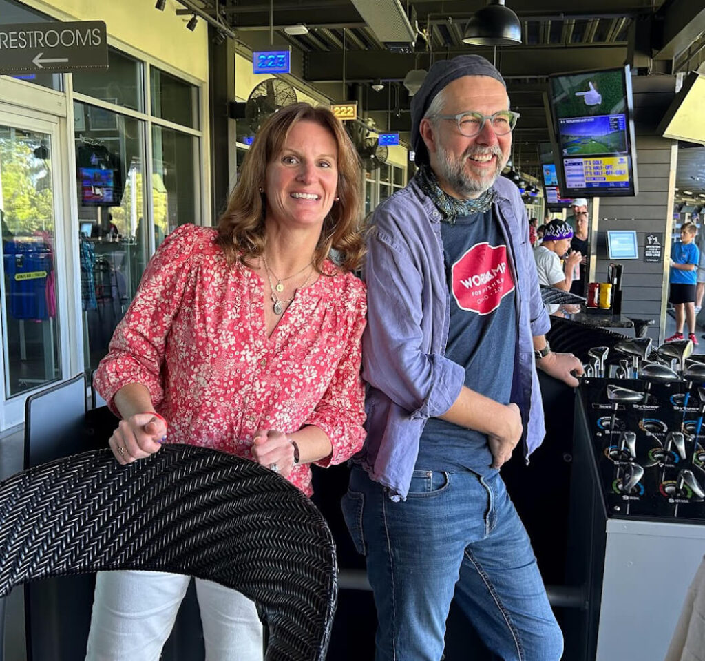 Favoriteers playing Top Golf during the company retreat in Atlanta