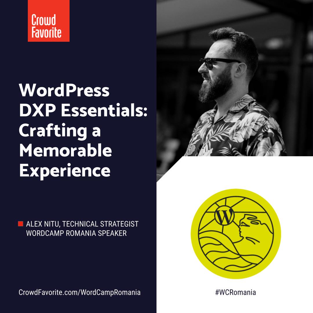 Alex Nitu is speaking at WordCamp Romania