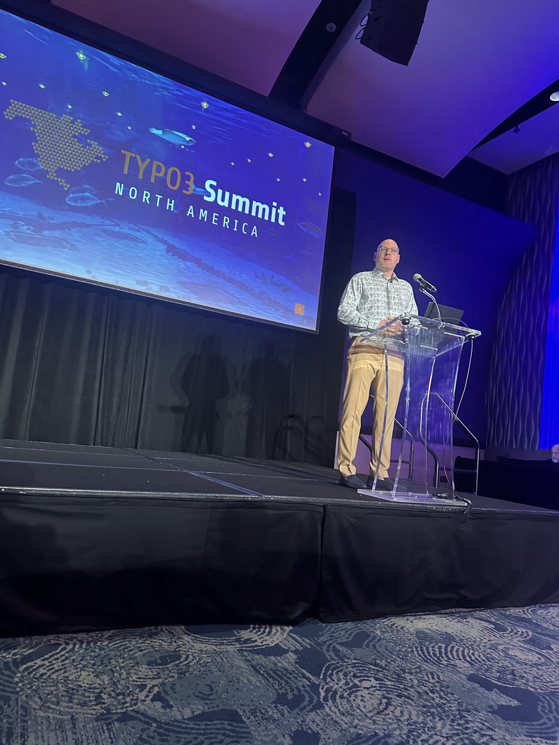 Daniel welcoming everyone to the summit