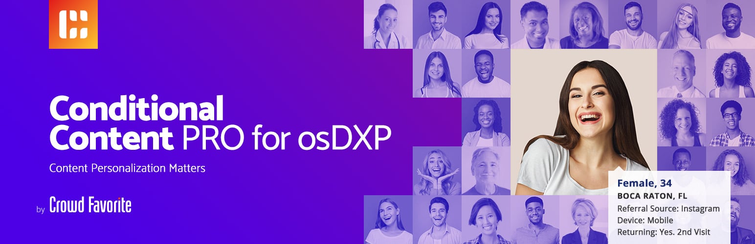 Conditional Content Pro for osDXP Conditional Content Pro for osDXP